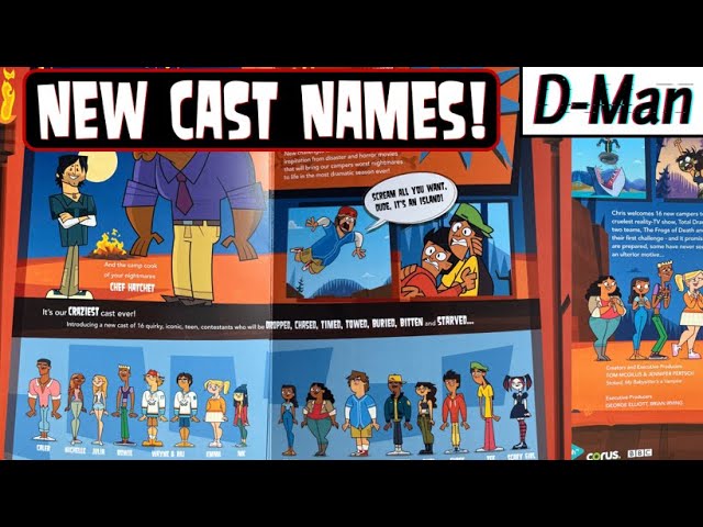 onyx on X: FULL VIEW OF THE NEW TOTAL DRAMA ISLAND CAST + THEIR NAMES 😳   / X