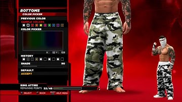 WWE2k14: NooB CAW Tutorial Episode 3 (NO CUSTOM LOGOS)