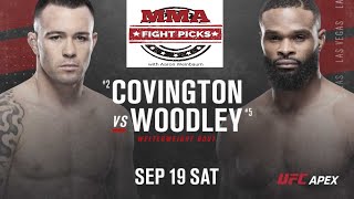 MMA Fight Picks: UFC Vegas 11 Colby Covington vs. Tyron Woodley (UFC Predictions)