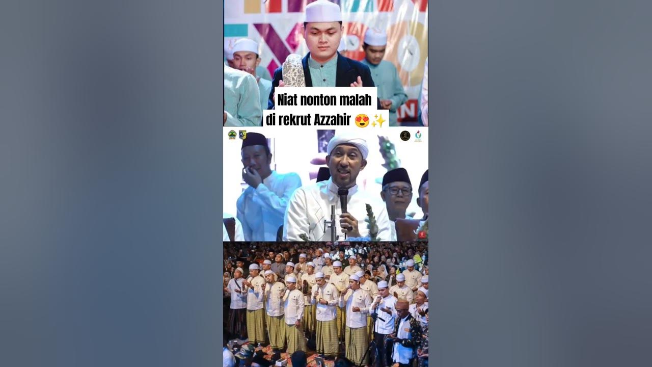 Mas Rikza Gandrung Nabi  masuk Azzahir ✨ Part 1 • #zahirmania #sholawatan #gandrungnabi #azzahir