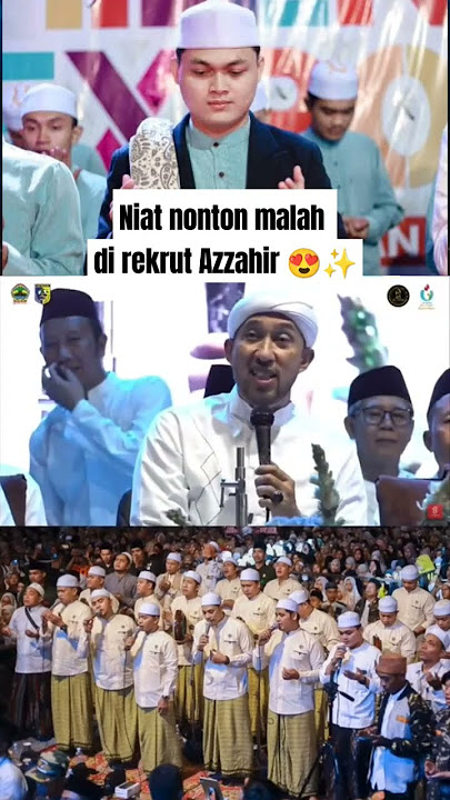 Mas Rikza Gandrung Nabi  masuk Azzahir ✨ Part 1 • #zahirmania #sholawatan #gandrungnabi #azzahir
