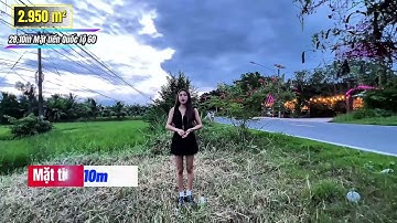 Gần 3 Công Đất 👉 28m mặt tiền giáp QUỐC LỘ 60 tại Song Lộc 💵 200 Triệu /1m Ngang/ 28,10m Ngang 