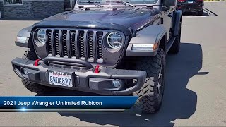 2021 Jeep Wrangler Unlimited Rubicon Napa  Vallejo  Fairfield  Petaluma  Sonoma