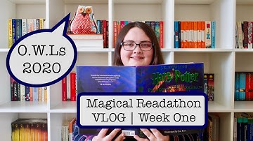 O.W.L.s Magical Readathon 2020 VLOG | Week 1
