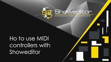 How to use MIDI Controllers with Showeditor