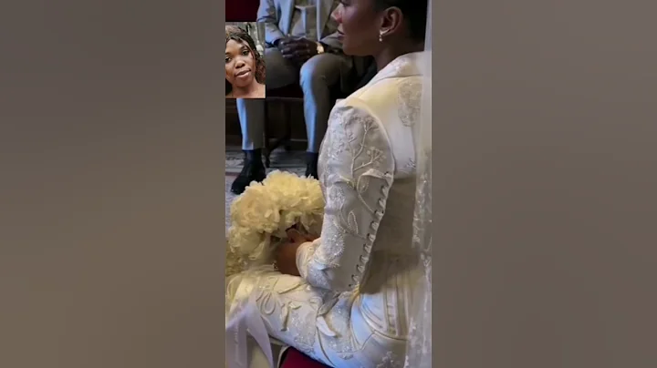 Temi Otedola shares beautiful videos from Court wedding with mr Eazi in Monaco #shorts #wedding #fyp