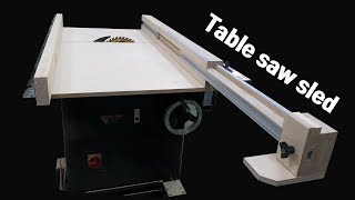 table saw sled/table saw upgrades/테이블 톱 확장 썰매 /망치소리