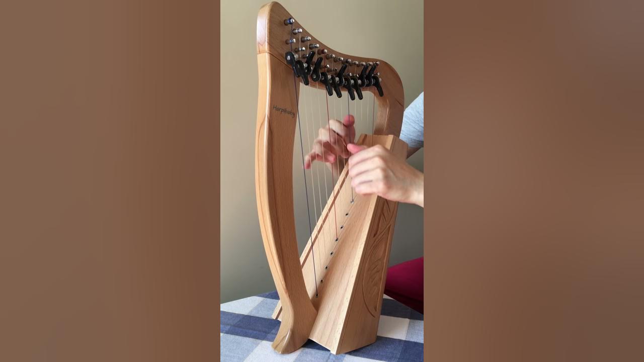 Music Box Dancer by Frank Mills, 12 Strings Baby Harp, Harp Solo