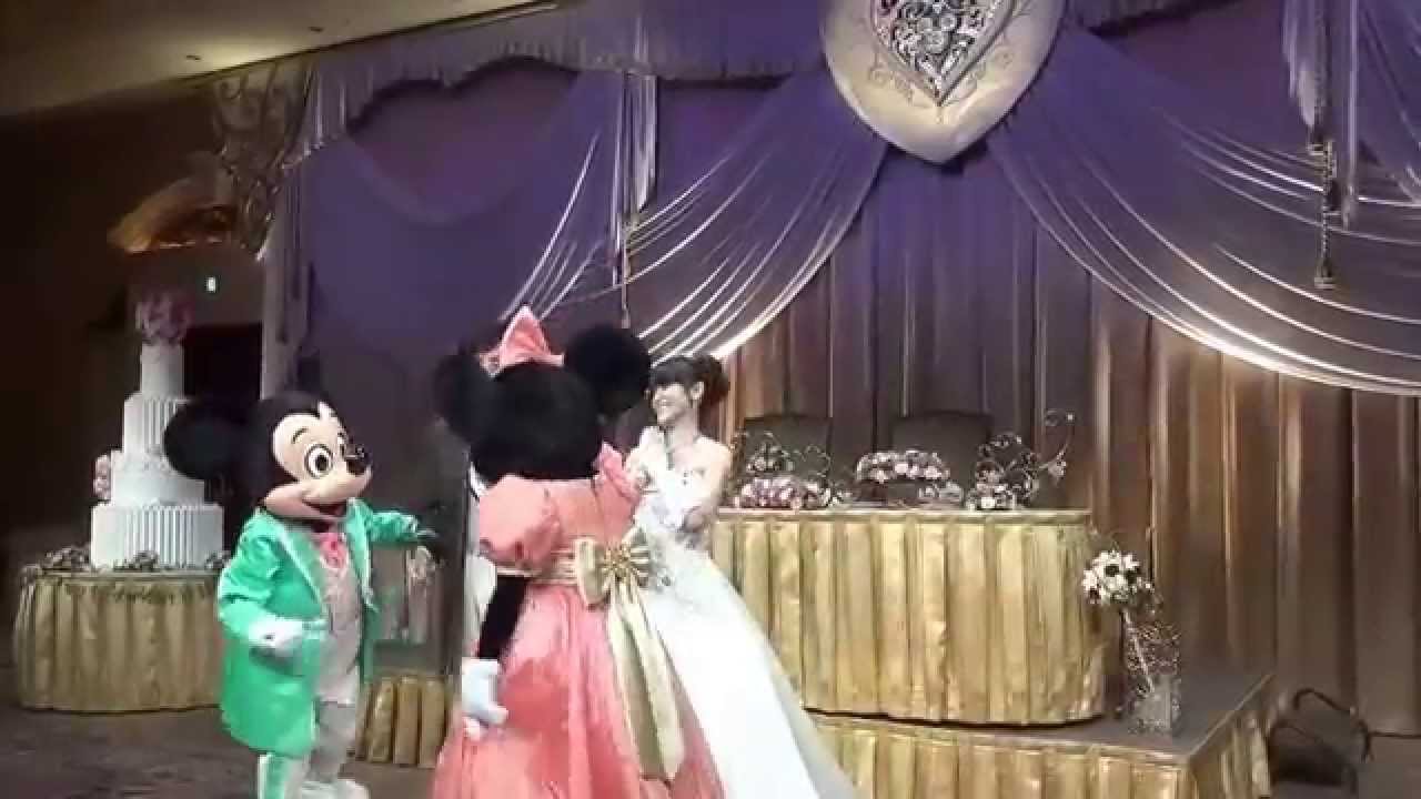 東京ディズニーシーホテルミラコスタ結婚式 Ftw開宴 ケーキカット前 Youtube