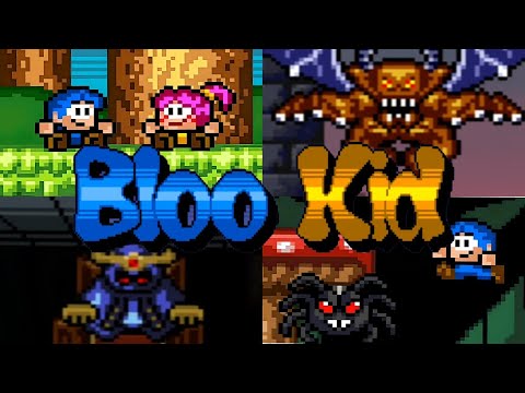 Bloo Kid [Complete Walkthrough] [World 1-8 & Ending]