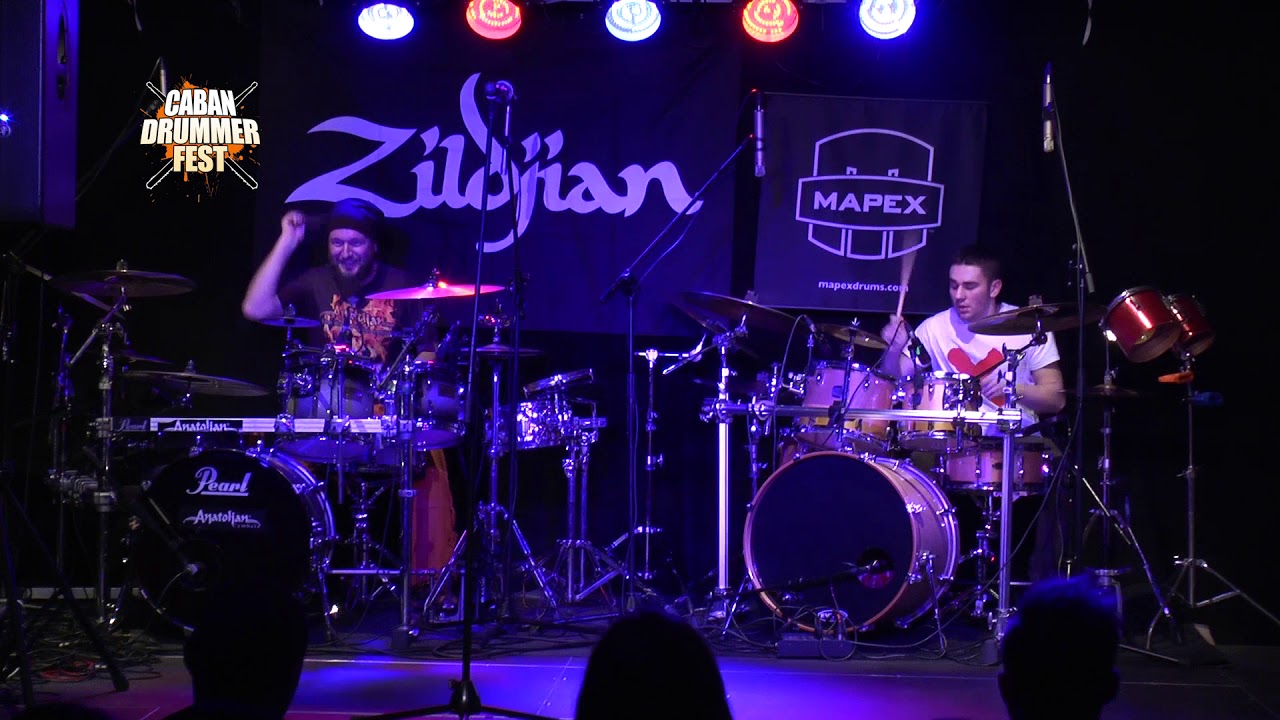 Crazy polish drummers Mariusz Bobkowski Kuba Tomkowiak