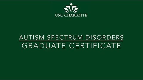 Graduate Certificate in Autism Spectrum Disorder