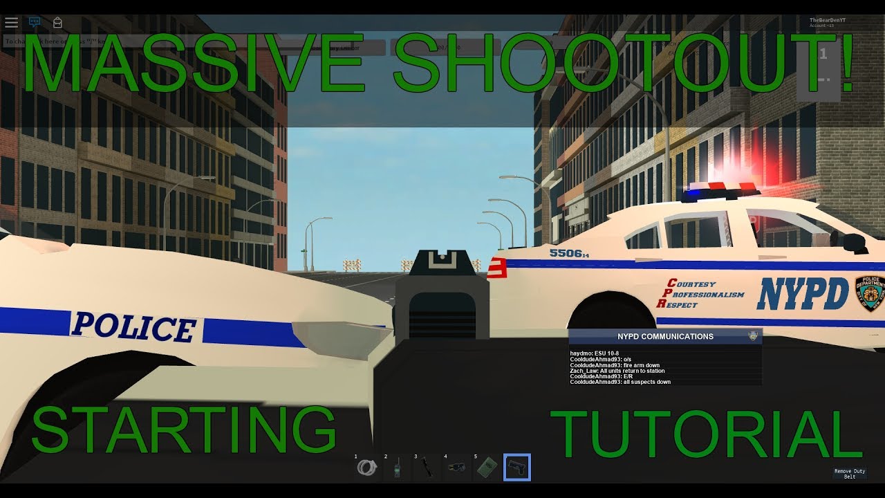 nypd esu roblox