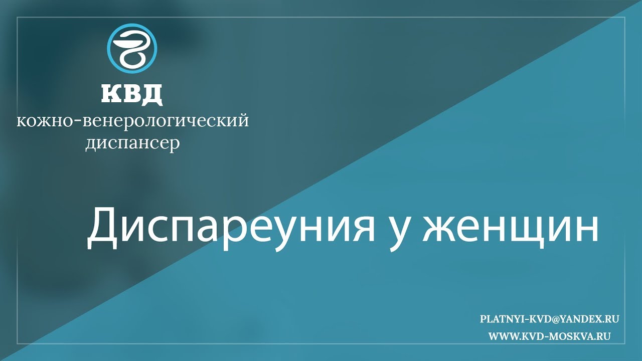 852 Диспареуния у женщин