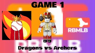 Logicalproposal Game Summary Rbmlb Game 1 Dragons Vs Archers