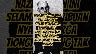 Pria anggota Nazi Jerman ini selamatkan ribuan nyawa penduduk Tiongkok dari kebiadaban Jepang!