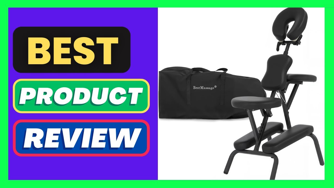BestMassage Portable Massage Chair – Foldable Tattoo & Spa Chair with