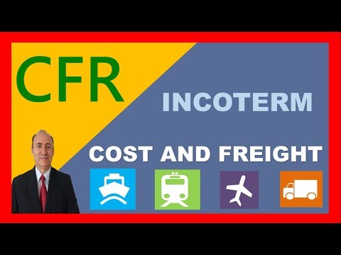 Video: ¿Qué significa CFR en términos de envío?