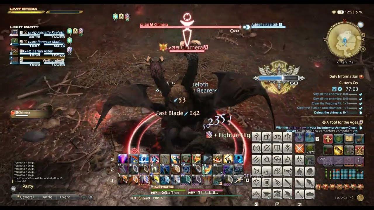 How To Tank Cutter's Cry FFXIV Visual Dungeon Guide/Playthrough