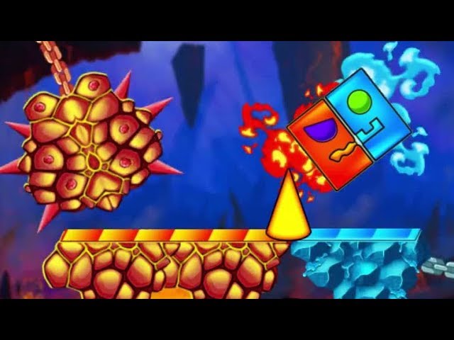 Jogo Fire and Water Geometry Dash no Jogos 360