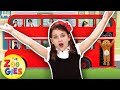 The Zoogies - The Wheels on the Bus in England | #BabyWalrus Nursery Rhymes