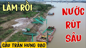 Cầu Trần Hưng Đạo Mới Nhất Đã Chính Thức Làm , Máy Móc Hoạt Động Rầm Rộ