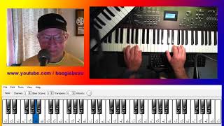 How To Play  Lonesome Me on the electronic keyboard