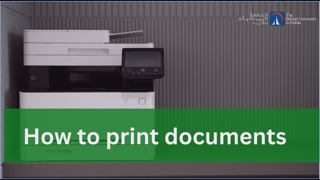How to print documents YouTube