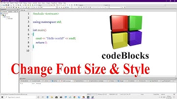 Increase font size and style in codeblocks