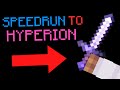 SPEEDRUN TO HYPERION - A New Start (hypixel skyblock)