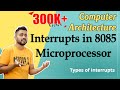 Interrupts in 8085 microprocessor  types of interrupts in computer organization