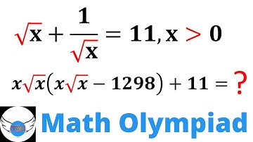 Math Olympiad | How to Solve Difficult Problem of Algebra | Olympiad Preparation
