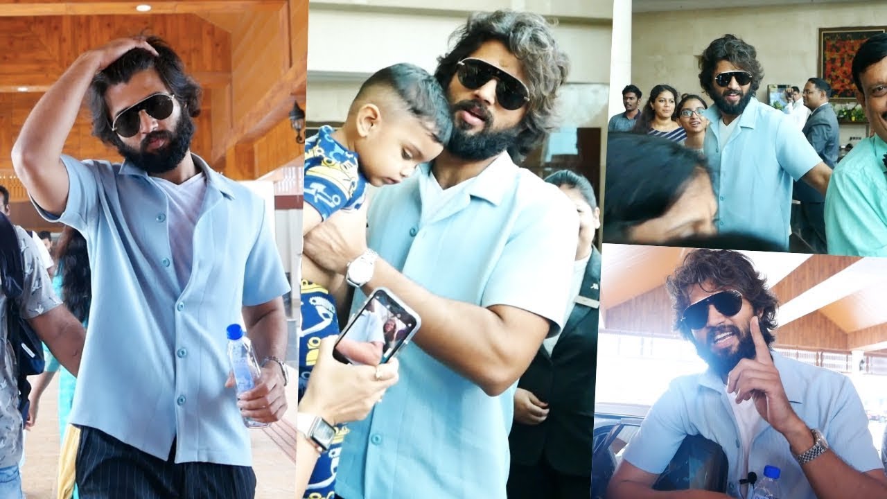അർജുൻ റെഡ്ഢി കൊച്ചി വിമാനത്താവളത്തിൽ | Vijay Devarakonda At Kochi Airport