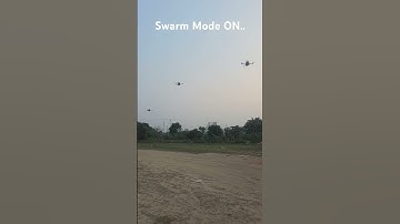 DIY drone swarm test – CUAV power  #drone #ardupilot #swarmdrone