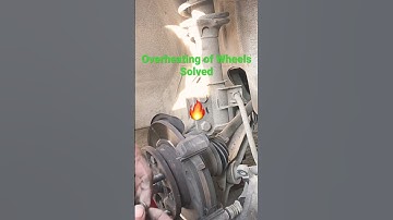 Front wheel 🛞 Overheating 🥵 Solved|Caliper pin Greasing|Brake disc rotor heating#shorts #viral
