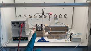 The Beginning - Hydra's very fist PEM electrolyzer cell, producing green hydrogen from wind power