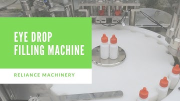 Aseptic Eye Drop Bottle Washing Filling Line and capping equipment | RELIANCE