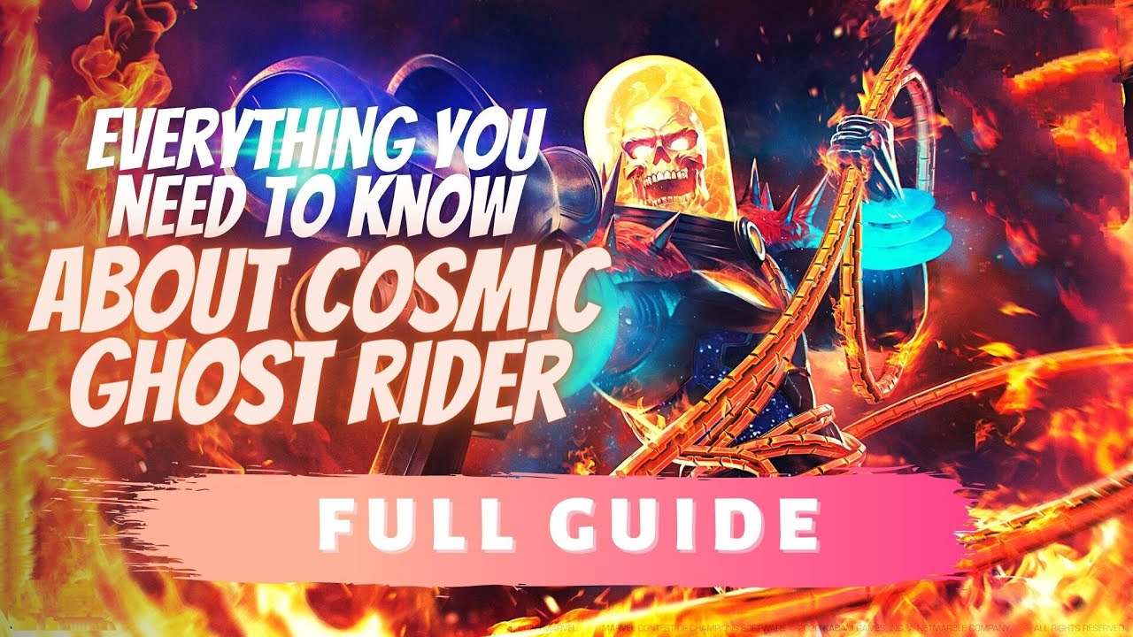 MCOC COSMIC GHOST RIDER FULL GUIDE 💀 | Best synergies | Best Rotations | Best Uses And Much more!