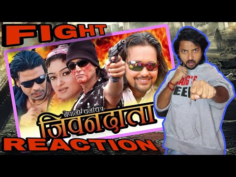 RAJESH HAMAL || FIGHT SCENE REACTION 🇳🇵 (Jivan data)
