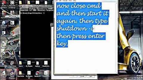 Complete steps to shutdown someone