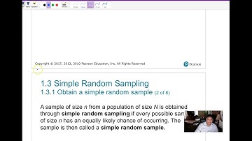 1.3 Simple Random Sampling