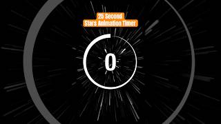 Celebrity 25 Second Countdown with Epic Star Animation and Beep 🌟 | Quick Timer Profile