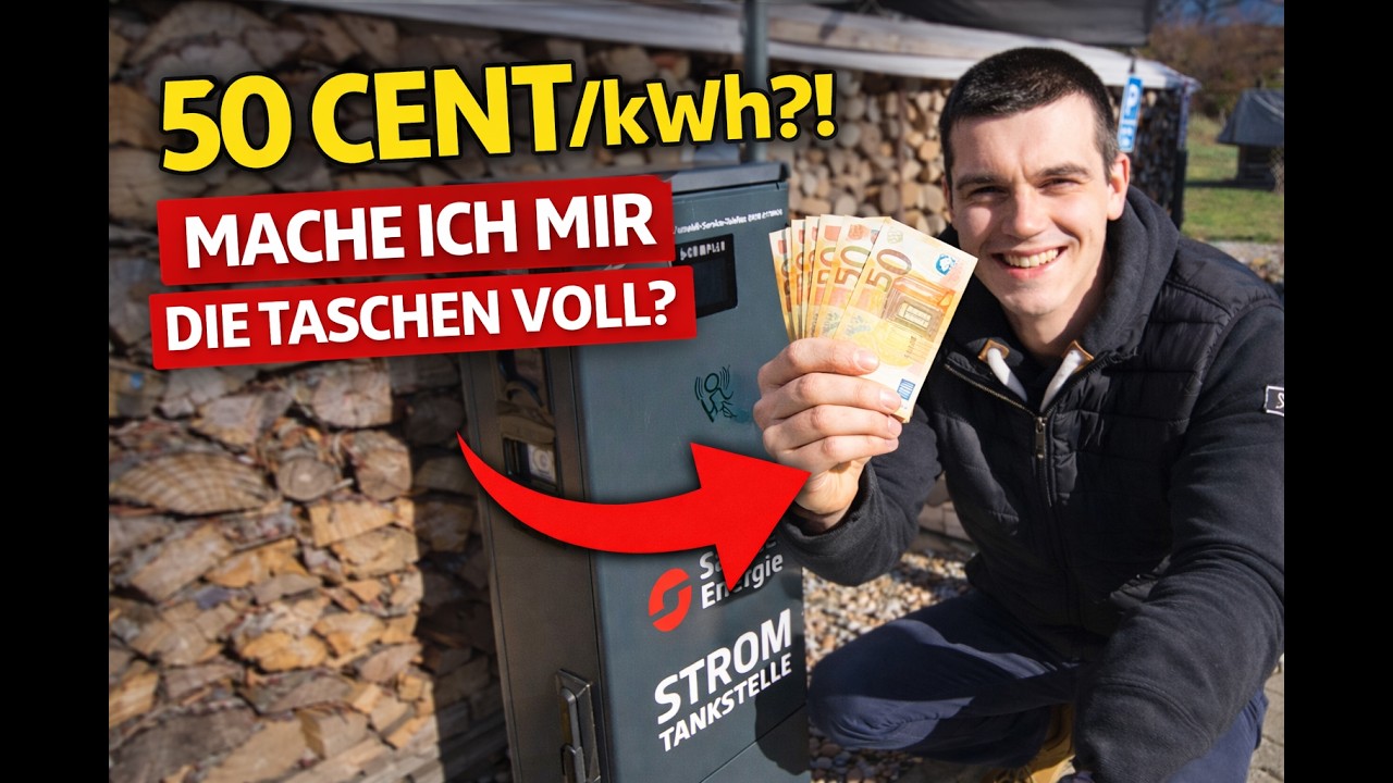 50 Cent pro kWh – mache ich mir mit meiner Ladesäule die Taschen voll?