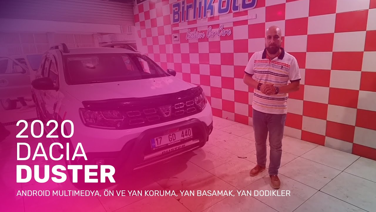 2020 Dacia Duster // Android Multimedya, Ön ve Yan Koruma, Yan Basamak, Yan Dodikler