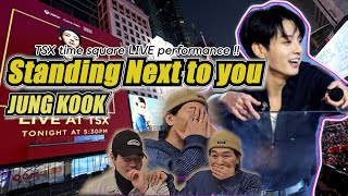 (정국) JUNG KOOK Standing Next to you | TSX Times Square Live performance!! | GOD Tier | ENG, SPA, POR