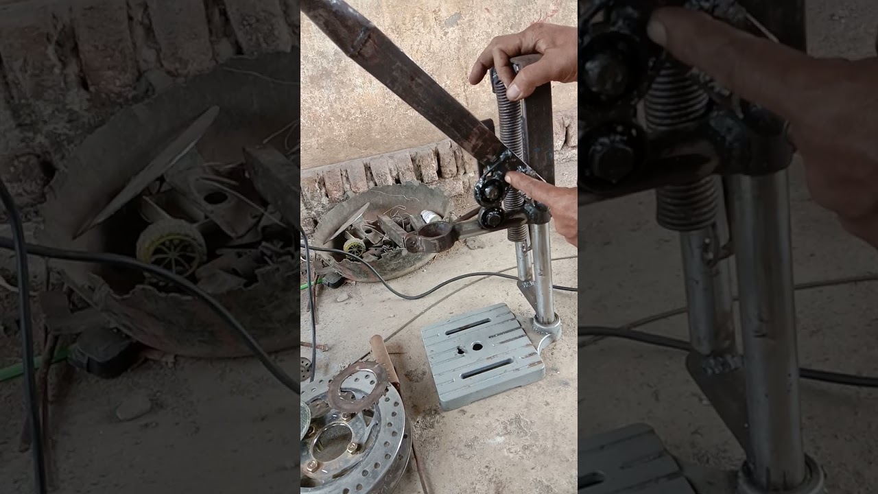 bortangan disulap menjadi bor duduk yang bermutu