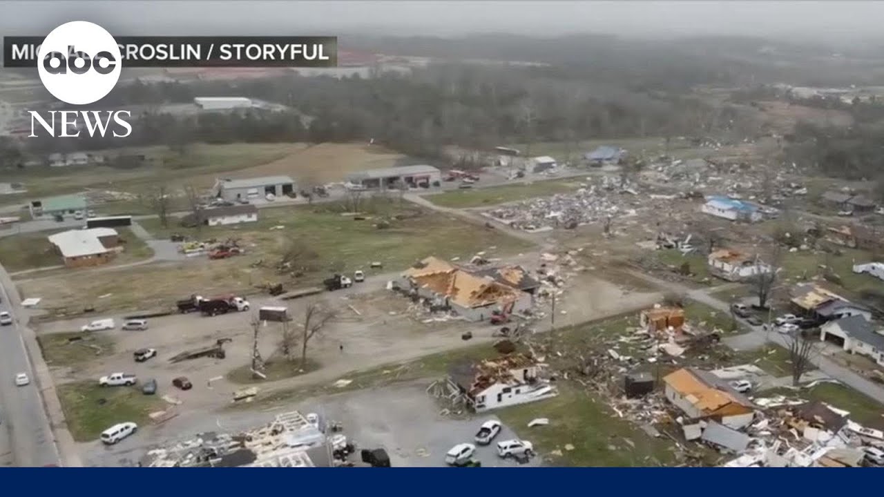 Tornado devastates Talladega, Alabama, damaging landmarks - YouTube