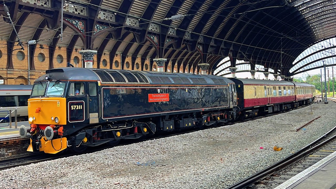 Trains at York Station Throughout July 2025