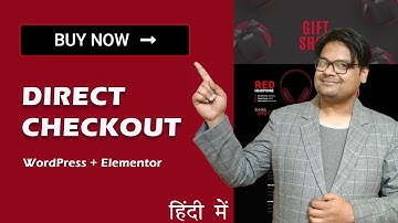 Direct Checkout in Landing Page | Buy Now Button | Elementor | हिंदी में