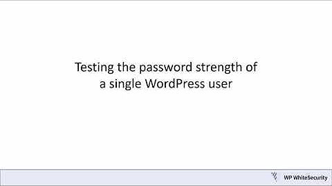 Check WordPress Passwords strength with WPScan | WPScan WordPress Scan Plugin | Melapress